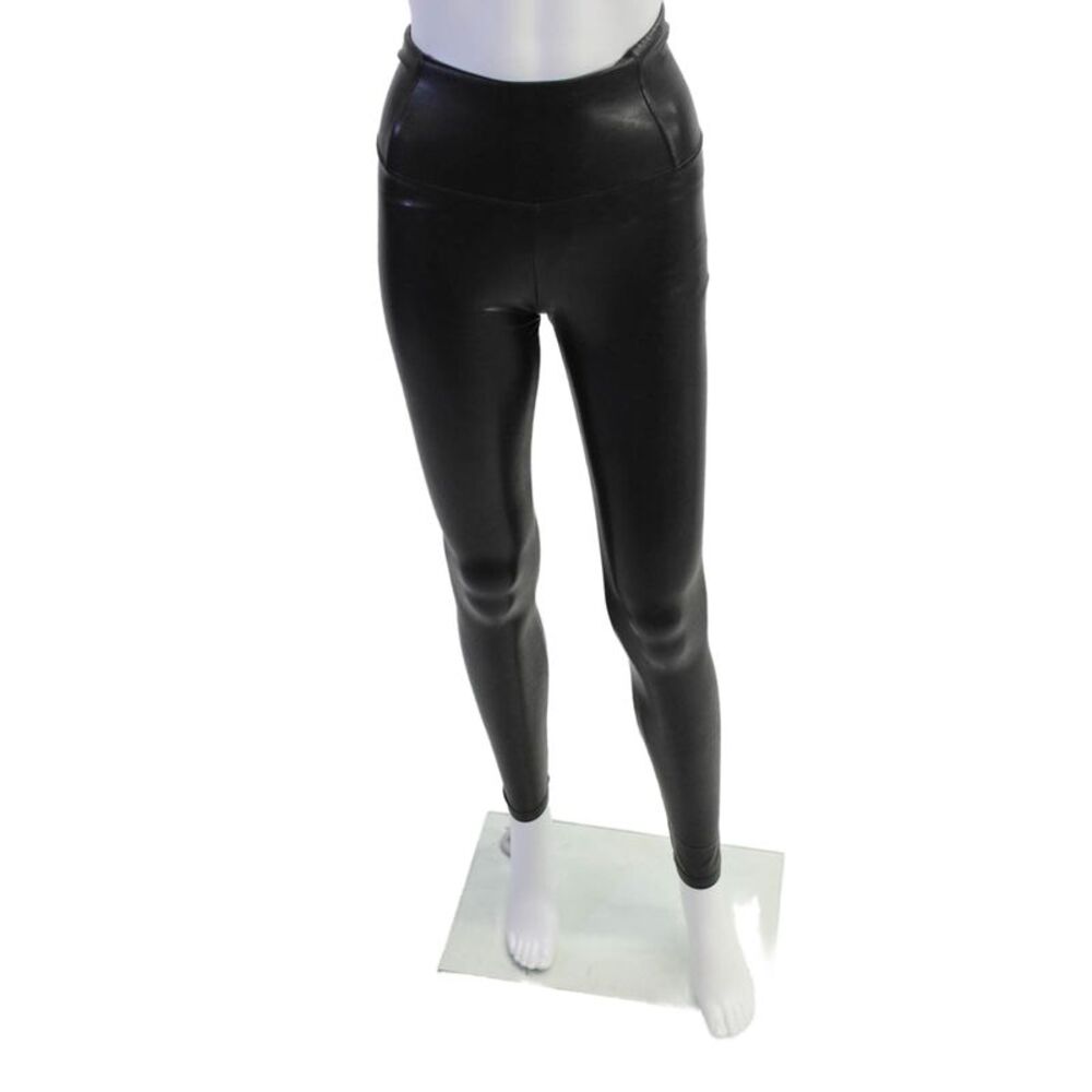 Wilfred Free Womens High Rise Smooth Faux Leather Leggings Black Size XS